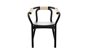 Knot chair Black nature